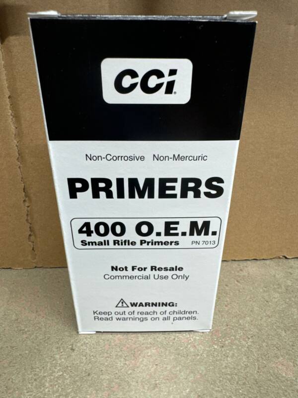 CCI SMALL RIFLE PRIMERS :OEM COMMERCIAL