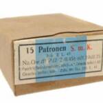 German Nazi 8mm Armor Piercing Ammunition 15 rnd Original era box - Image 8