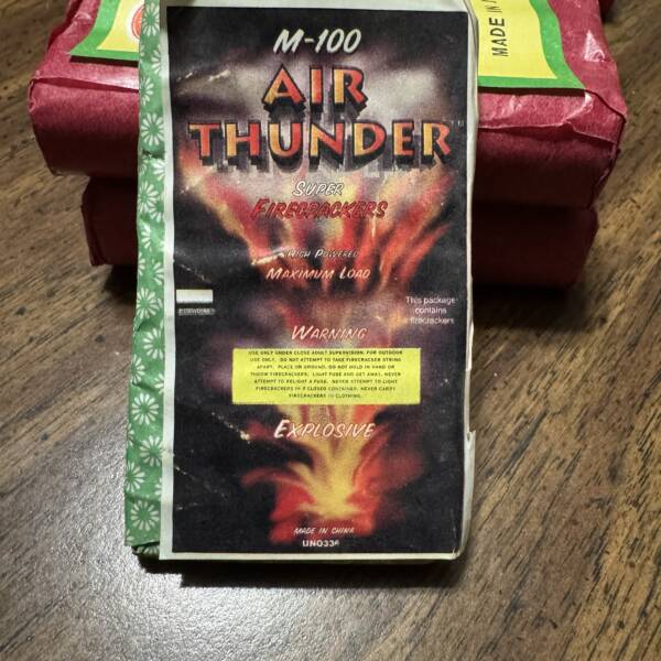 AIR THUNDER FIRECRACKER PACK (Collectible)  VINTAGE - Image 5