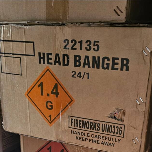 HEADBANGER 25 shot color thunderking -