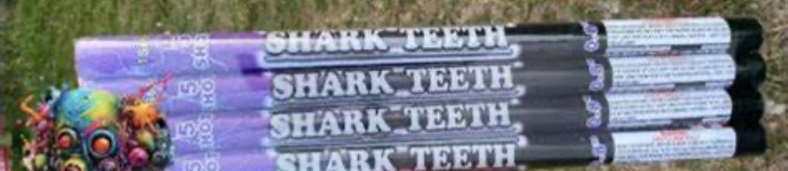 SHARK TEETH ROMAN CANDLE .80" ( 5 - Shots) Pk of 4 🧨 - Image 2