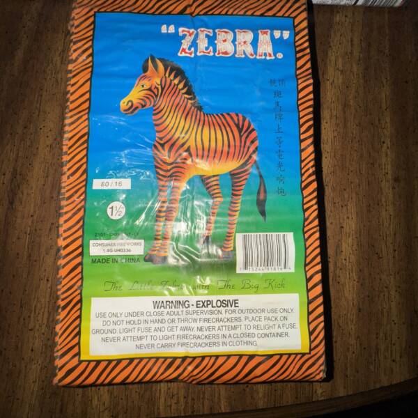 MUSKY - PHOENIX - ZEBRA FIRECRACKER REPRODUCTION BRICKS
LIMITED EDITION  80/16