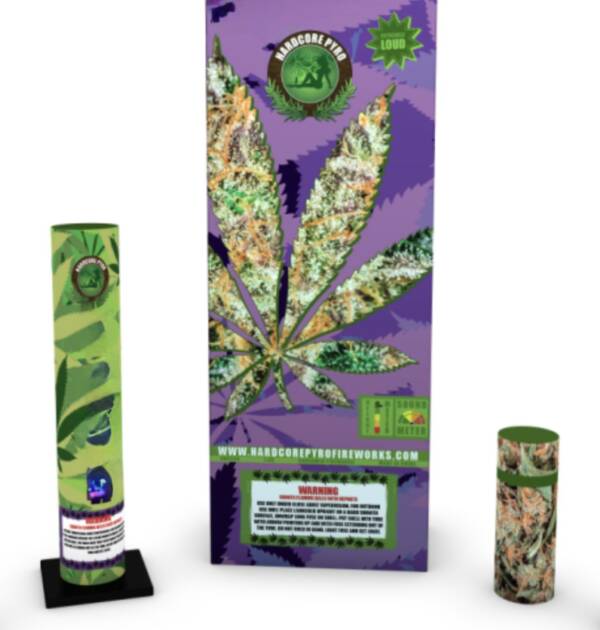 GANJA SHELLS 24pk CANISTERS 6"
HARDCORE PYRO