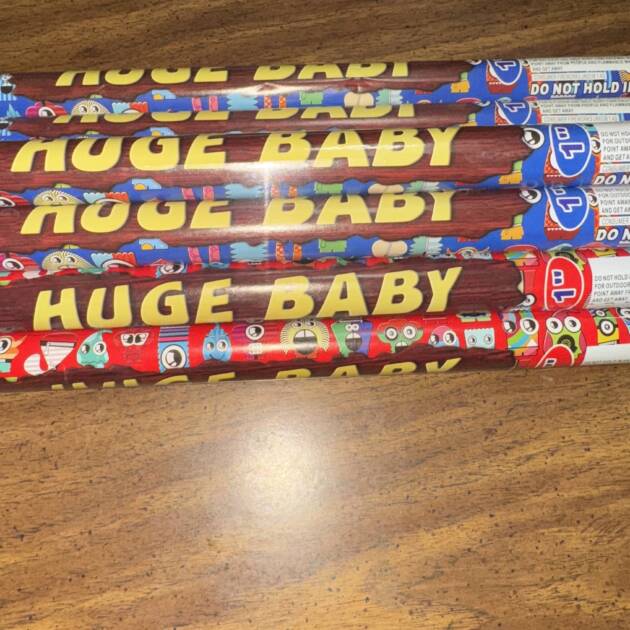 HUGE BABY ROMAN CANDLE 1" BORE 5 SHOT  🧨