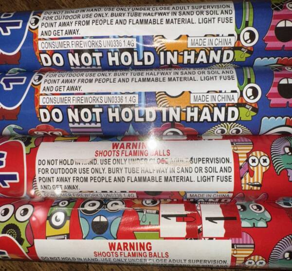 HUGE BABY ROMAN CANDLE 1" BORE 5 SHOT  🧨 - Image 4