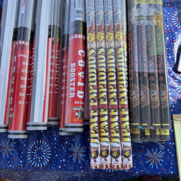 Roman candle : covid booster 240 shots