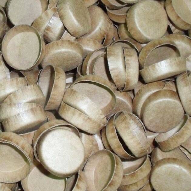 1/2" paper plugs 100qty -FITS Our custom 11/16"Od  x  1/2" Id  or Any 1/2" id tube