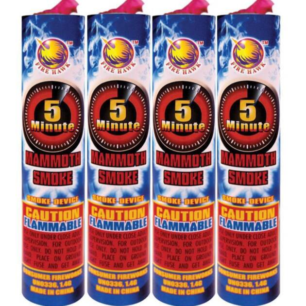 Five minute white smoke