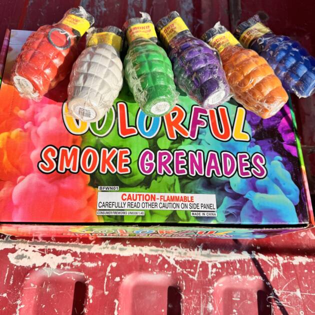 PULL CORD SMOKE GRENADES