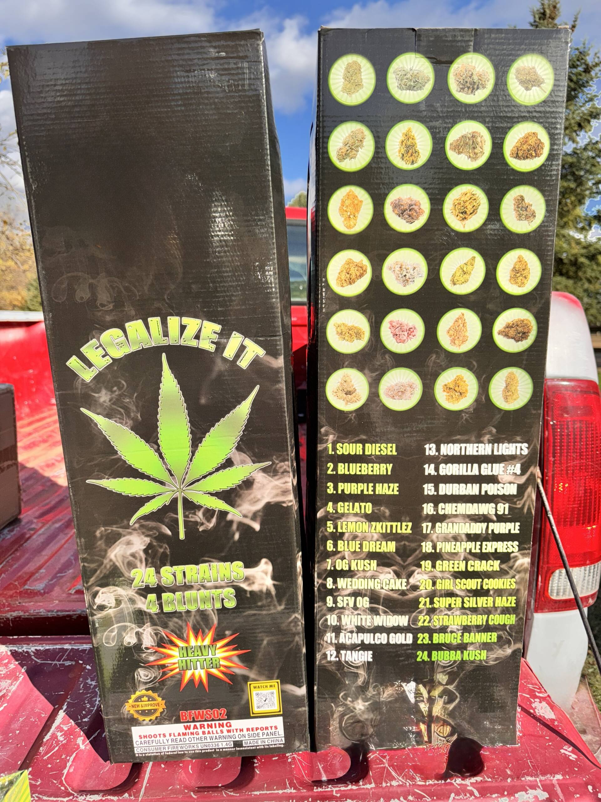 5" canister shell (LEGALIZE IT ) ganja