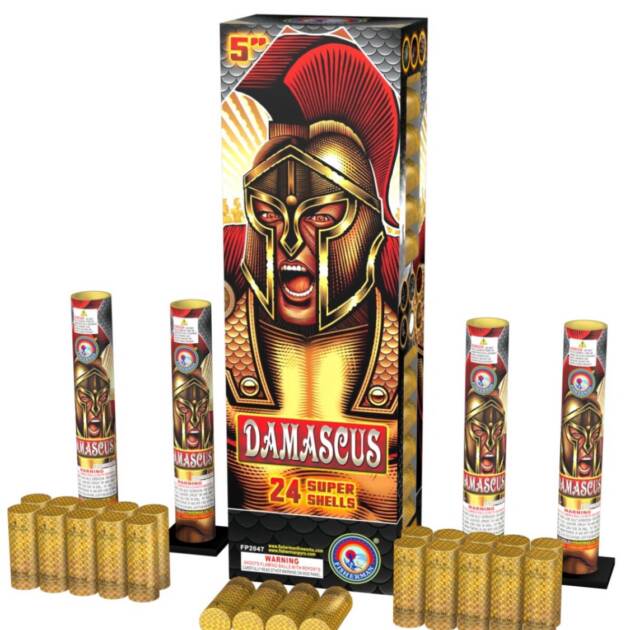 DAMASCUS CANISTER SHELLS 24pk w/ TUBES