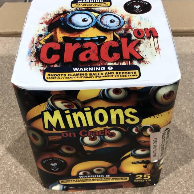 200 gram MINIONS ON CRACK 25 SHOT  mix preformance