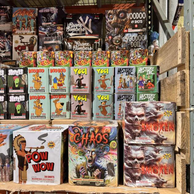 MASTER BLASTER FIREWORK ASSORTMENT ( no novelties)
