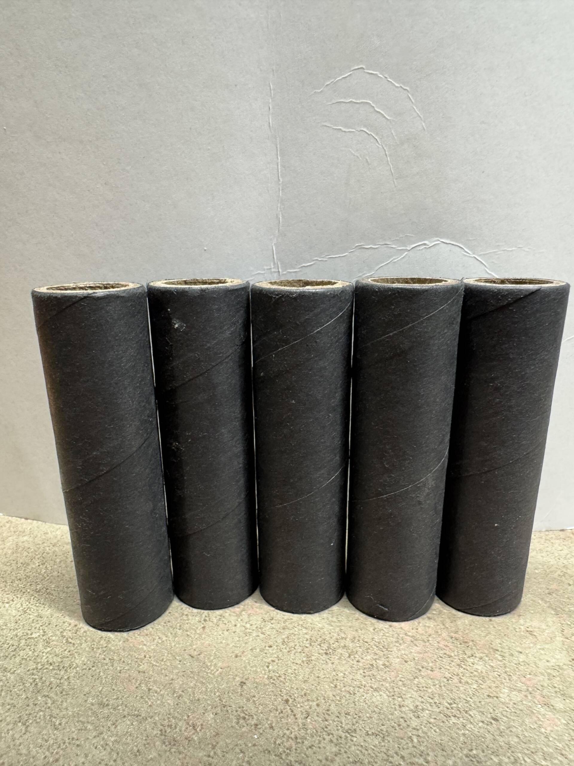 EXTRA HIGH QUALITY INSERT TUBES 3/4" Id x 3.5"L x 1.0" Od W/ Heavy Tight Wound 1/8" wall (FLAT BLACK & FLAT RED ) BLADE CUT CLEAN ENDS - Image 5