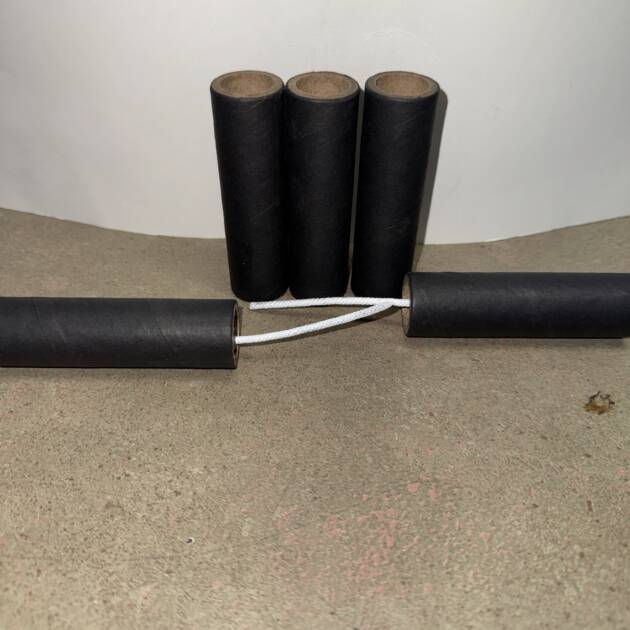 EXTRA HIGH QUALITY INSERT TUBES                                           3/4" Id x 3.5"L x 1.0" Od  W/              Heavy Tight Wound 1/8" wall                      (FLAT BLACK & FLAT RED ) BLADE CUT CLEAN ENDS